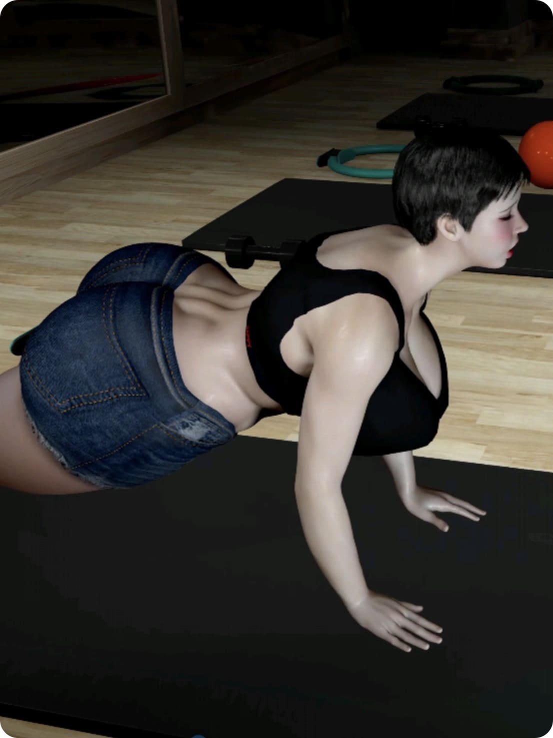 [南辕北辙]健身骚妈李彩凤:身量苗条的妈妈出轨健身教练[3d]动漫视频,高清在线播放