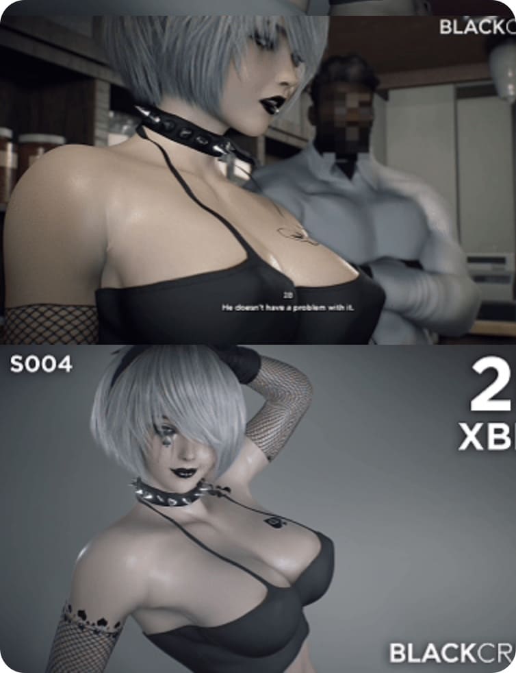 [3D动画] [Blackcream/S004] 2月作品 2B X BBC - 4K [13G]
