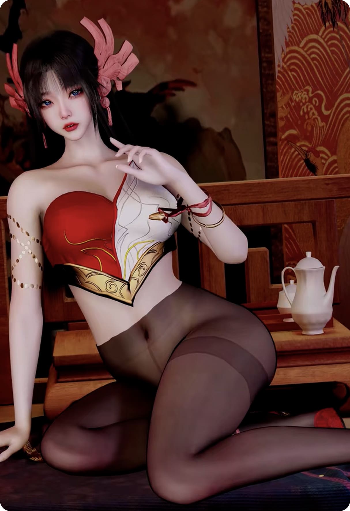 [3D]天使没翅膀-熙星月 Nan Khước 难却-慧敏 Basuri Dance 汽车摇