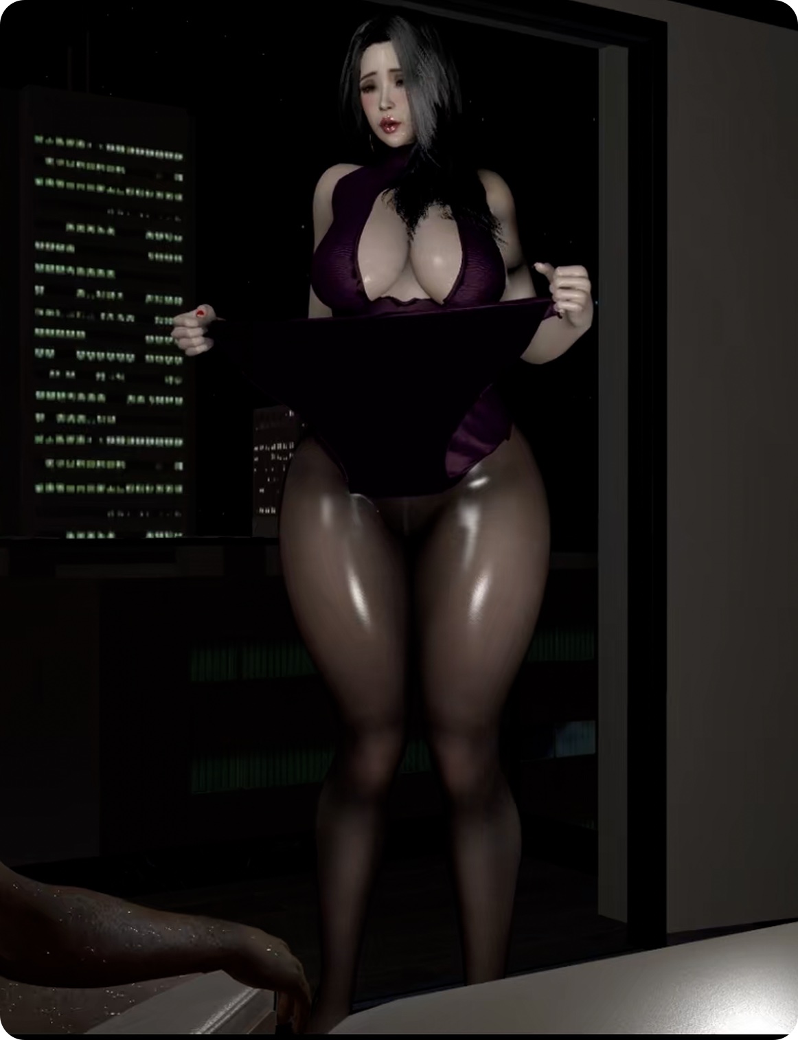 [依雯&妮妮] 求婚计划-向黑丝女友求婚时正在被人凌辱