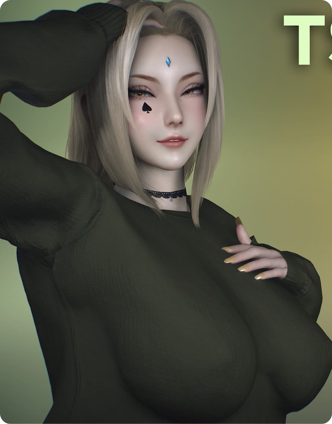 丰满的纲手 #剧情 #3D动漫