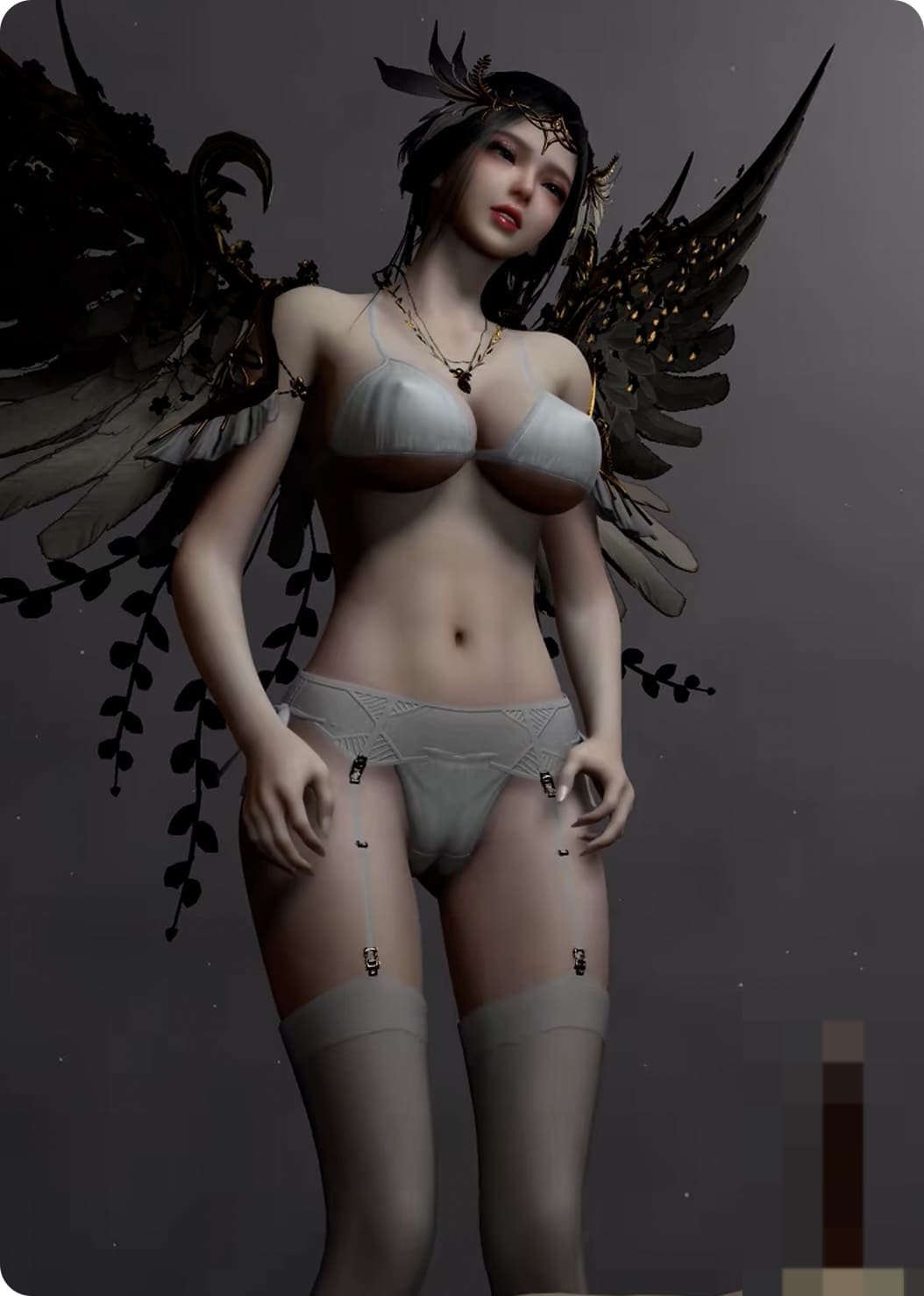 VAM 天使的前后伺候 女祭司 焰灵姬 [3d]动画视频