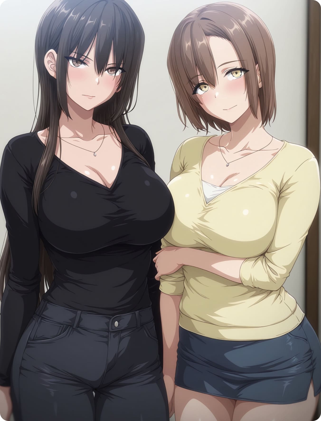 OVA为了没有两对巨乳就无法勃起的丈夫带友人一起的妻子[巨乳が2人いないと勃起しない夫のために友達を連れてきた妻],高清在线播放