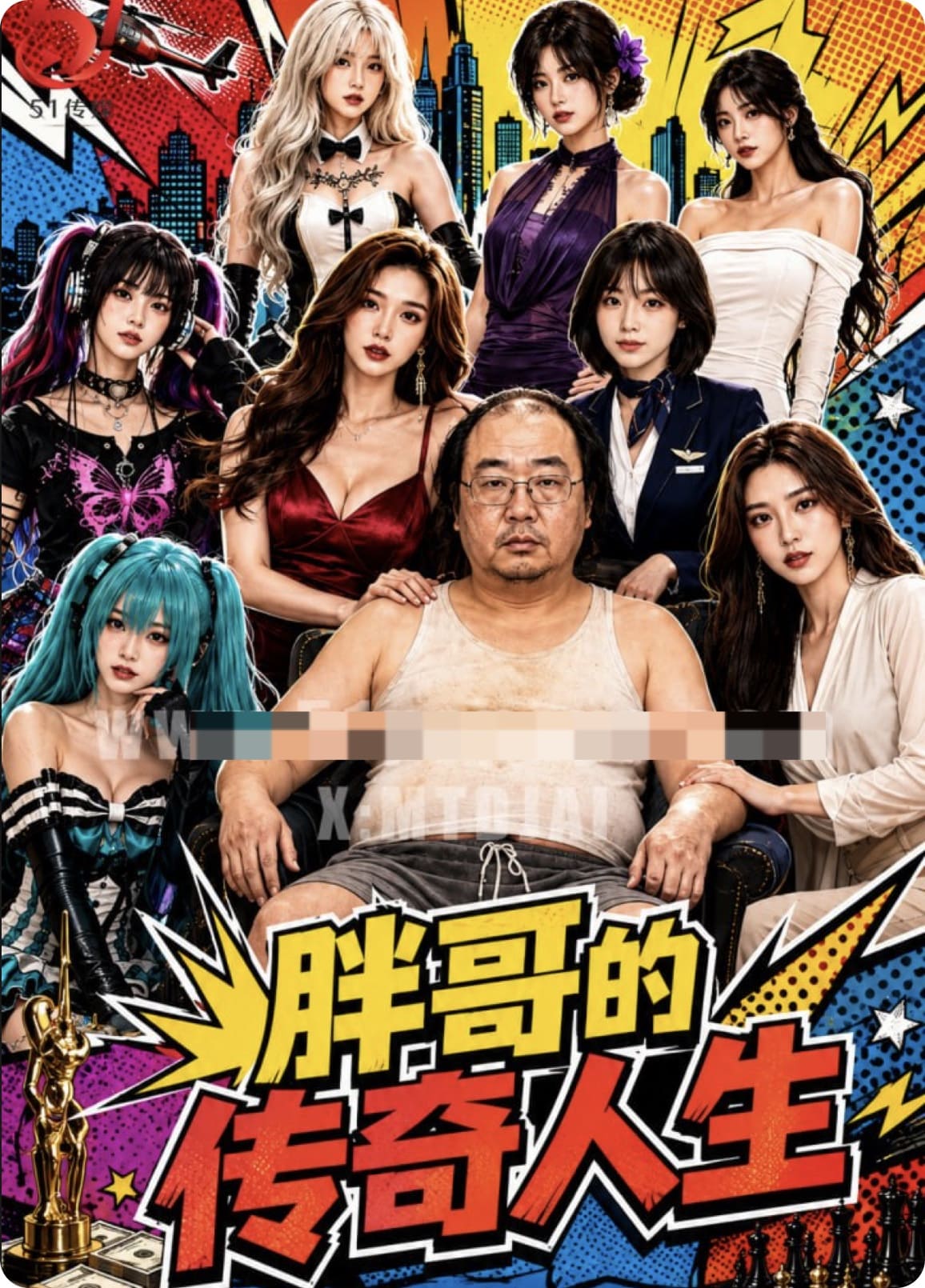 AI短剧《胖哥的传奇人生》完结共14集爽看