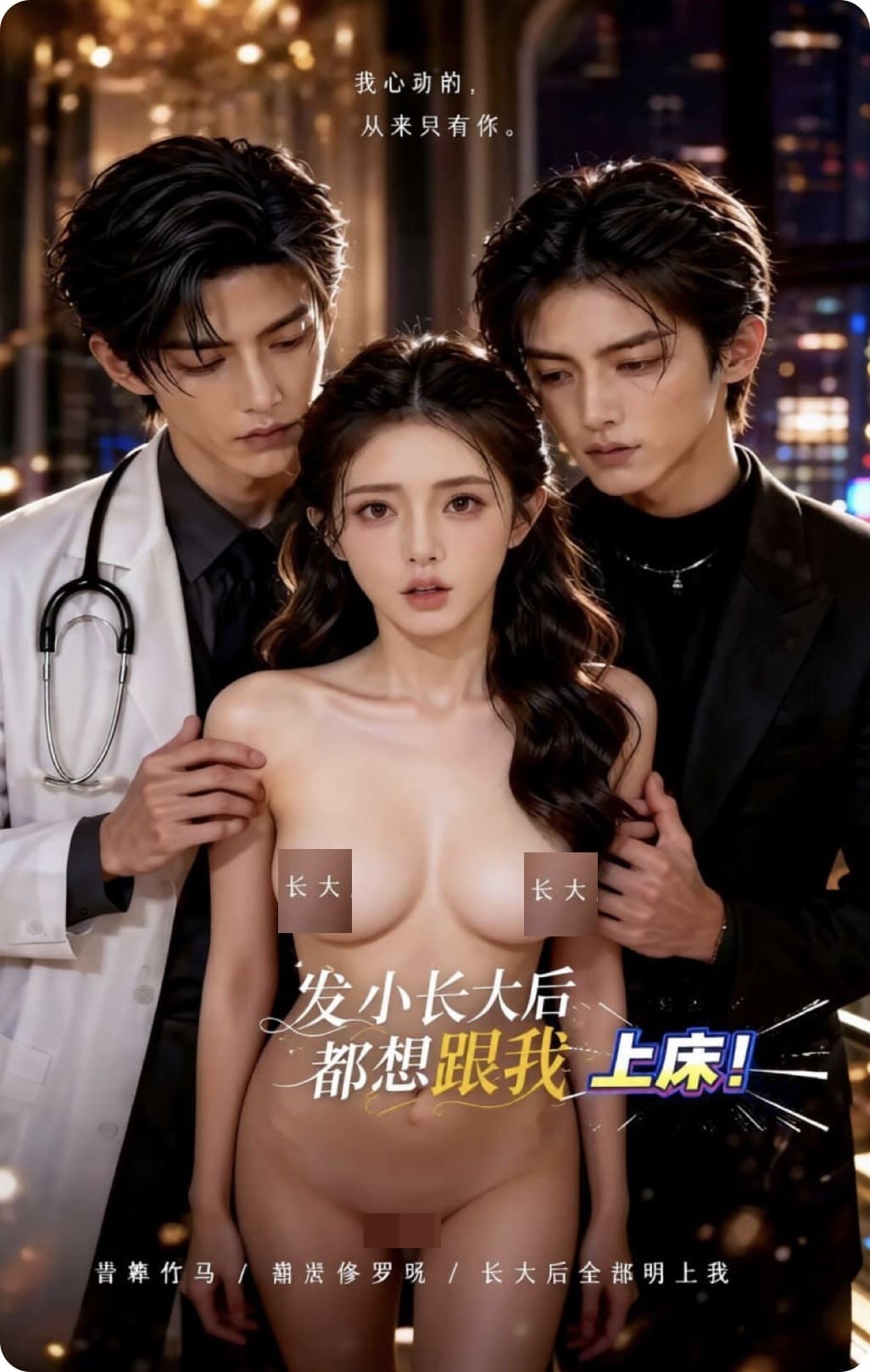 AI短剧《发小长大后都想跟我上床》1-2集