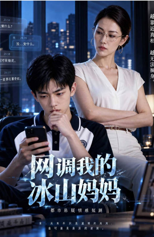 AI短剧《网调我的冰山妈妈》1-4集