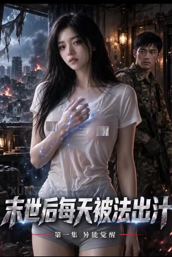 AI短剧《末日后每天被法出汁》1-2集